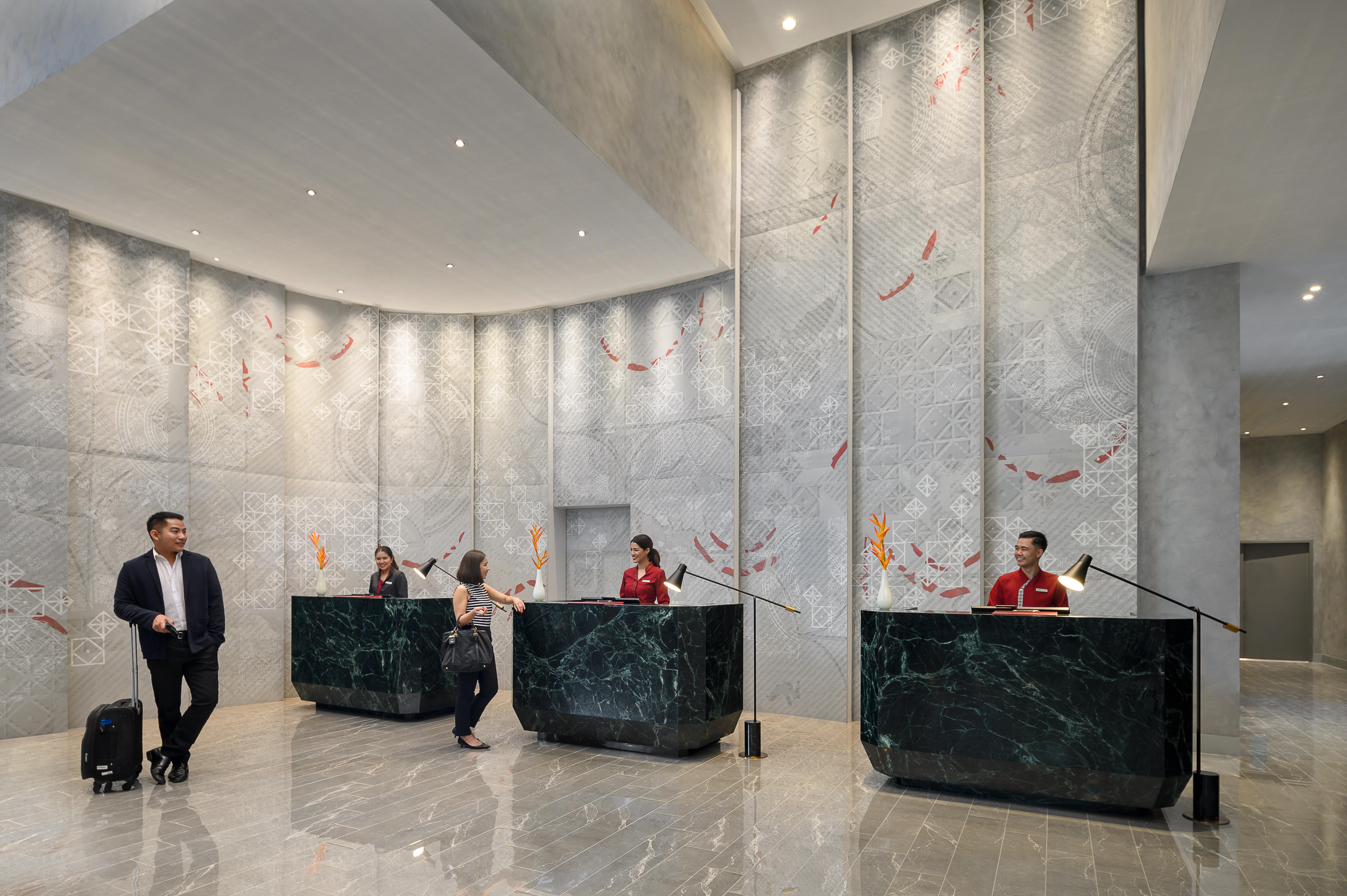Avani Sukhumvit Bangkok Hotel Zewnętrze zdjęcie The lobby of the hotel
